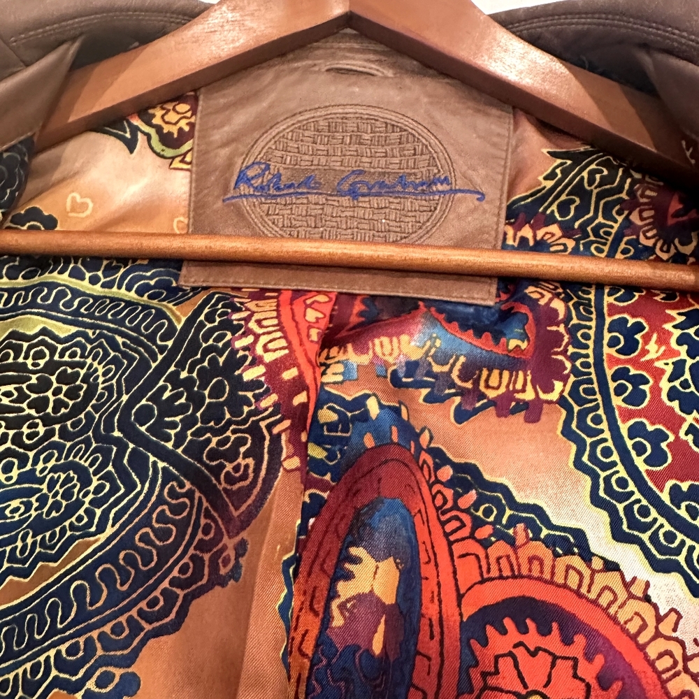 Robert Graham Leather Blazer